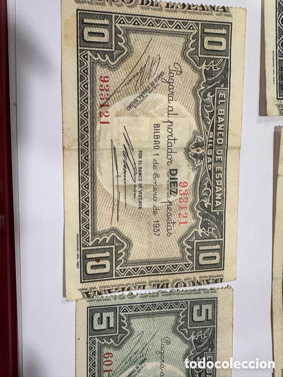 Billetes espa&ntilde;oles: Billetes banco de Espa&ntilde;a ref 15 - Foto 5