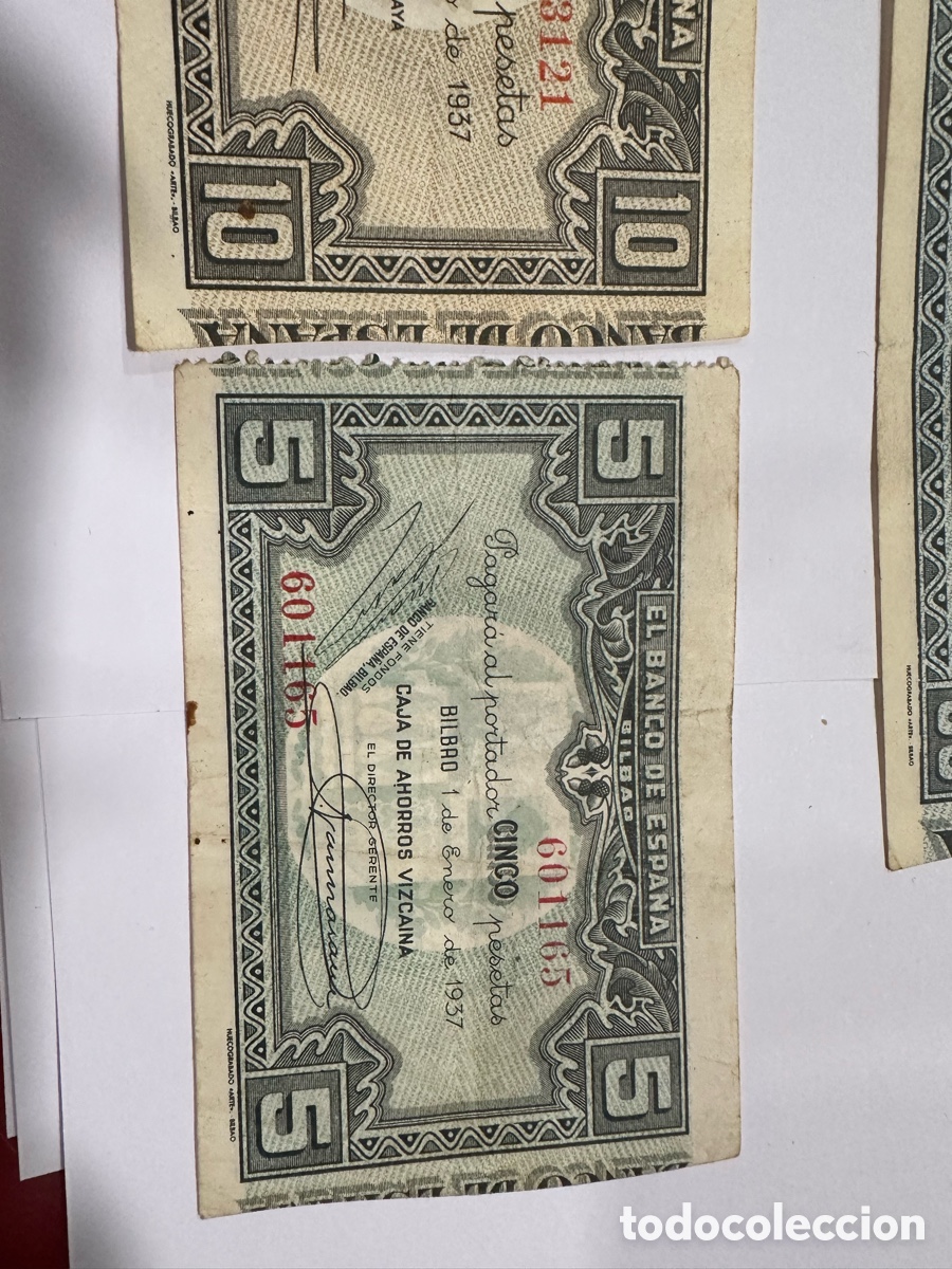 Billetes espa&ntilde;oles: Billetes banco de Espa&ntilde;a ref 15 - Foto 6