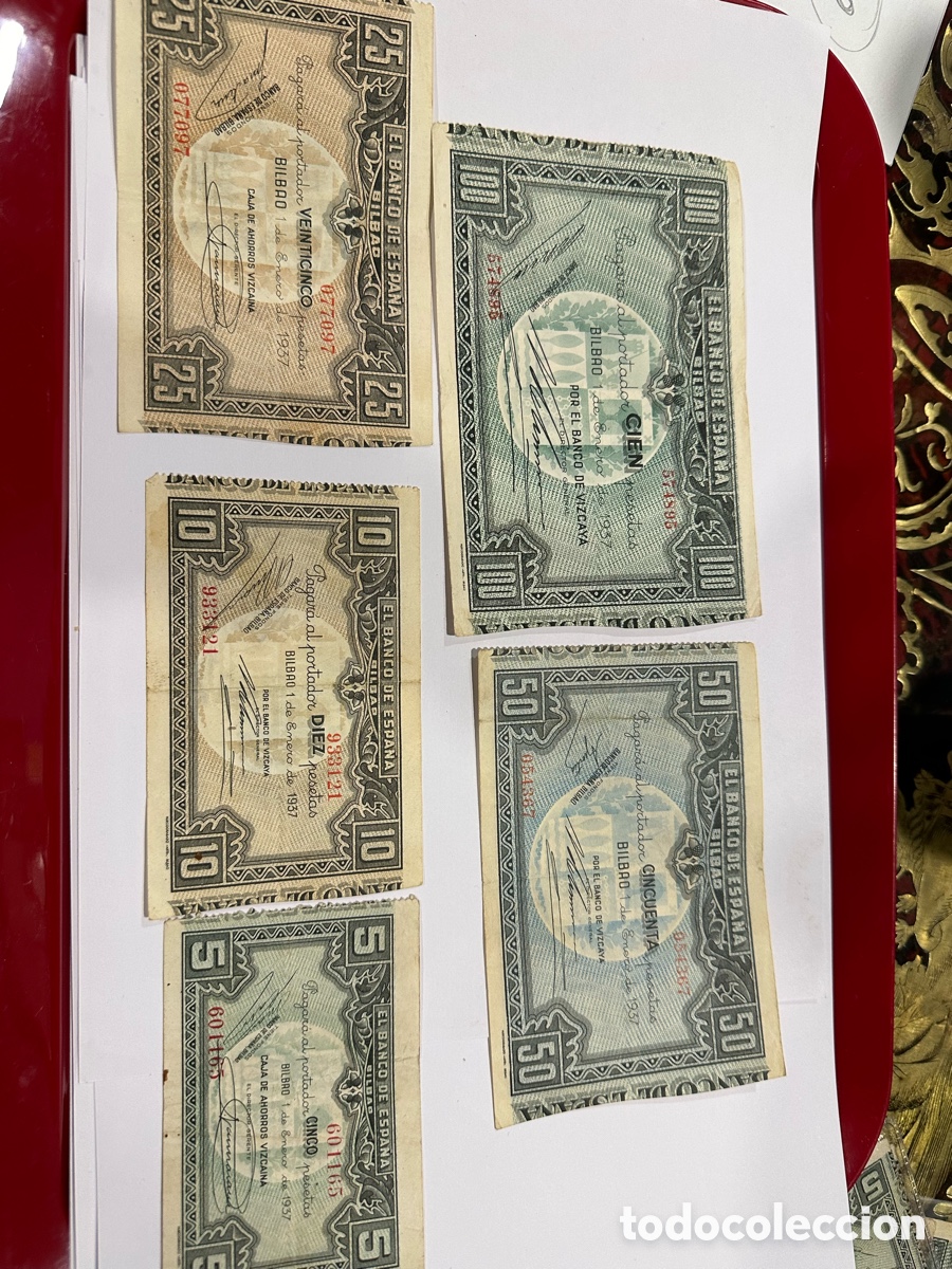 Billetes espa&ntilde;oles: Billetes banco de Espa&ntilde;a ref 15 - Foto 1