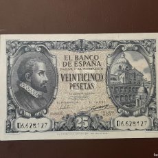 Billetes españoles: 25 PESETAS 1940, MBC++