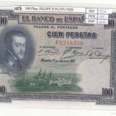 Billetes españoles: BILLETE ESPAÑA 100 PESETAS 1925 P-69C SIN CIRCULAR