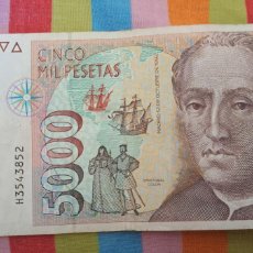 Billetes españoles: BILLETE 5000 PESETAS 1992 SERIE H