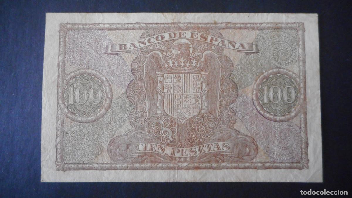 Billetes espa&ntilde;oles: 100 PESETAS 1940 MBC+ - Foto 2