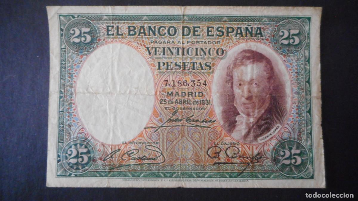 Billetes espa&ntilde;oles: 21 PESETAS 1931 MBC- - Foto 1
