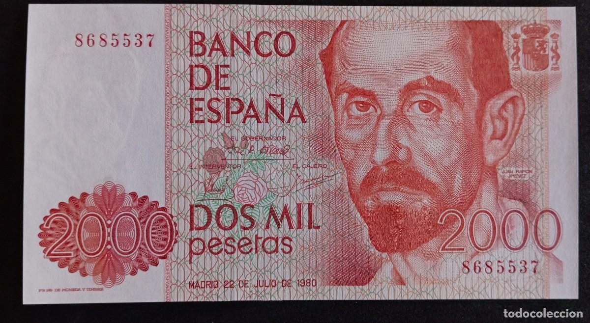 Billetes espa&ntilde;oles: 2000 pesetas 1980 ( sin serie ) SC UNC - Foto 1