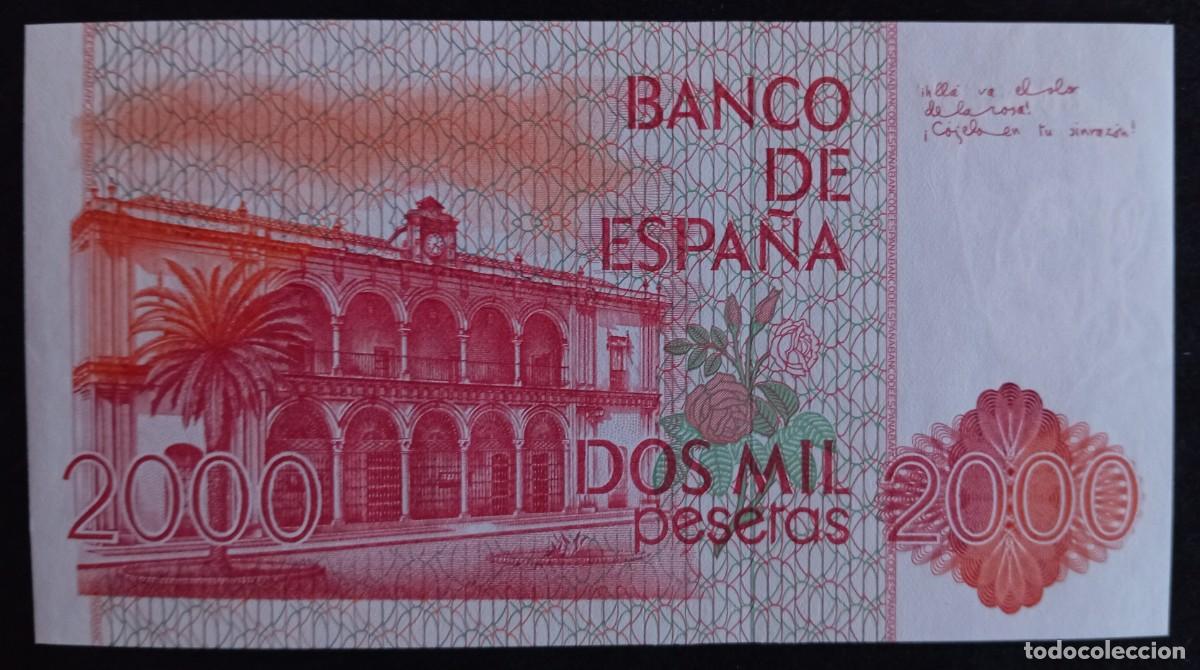 Billetes espa&ntilde;oles: 2000 pesetas 1980 ( sin serie ) SC UNC - Foto 2