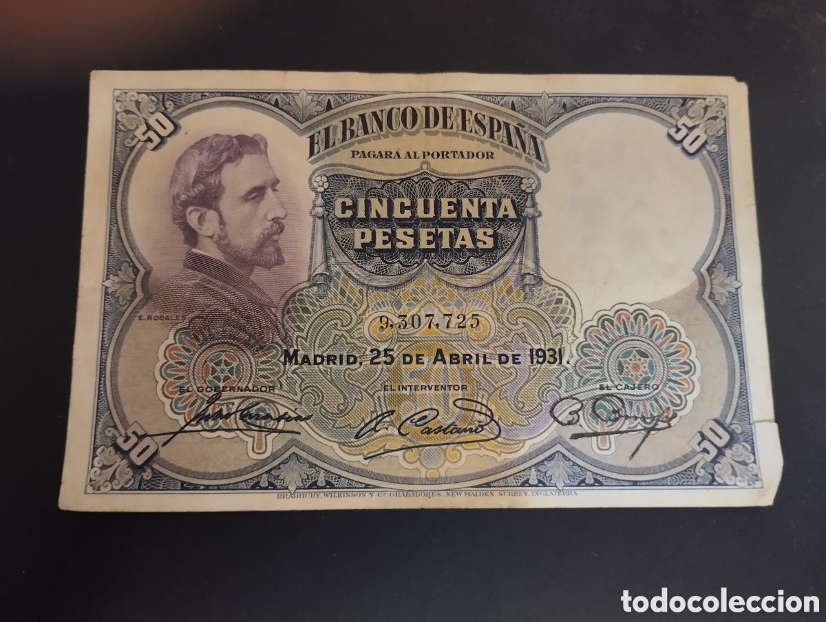 Billetes espa&ntilde;oles: Lote billetes Rep&uacute;blica Espa&ntilde;ola - Foto 2