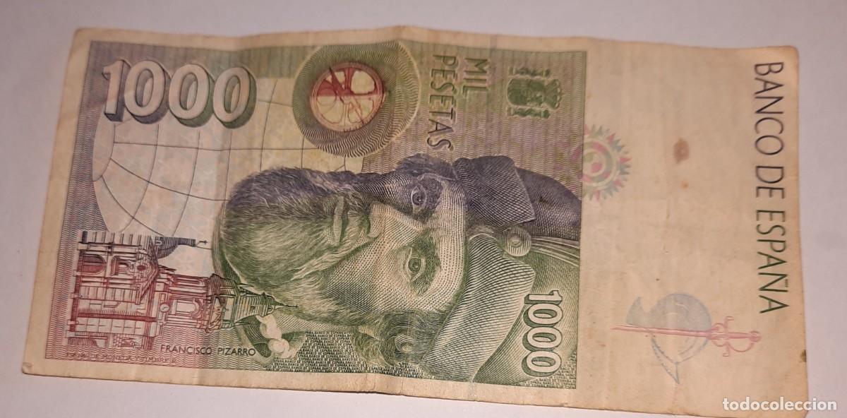 Billetes espa&ntilde;oles: Billete 1.000 pesetas 1992 - Foto 2