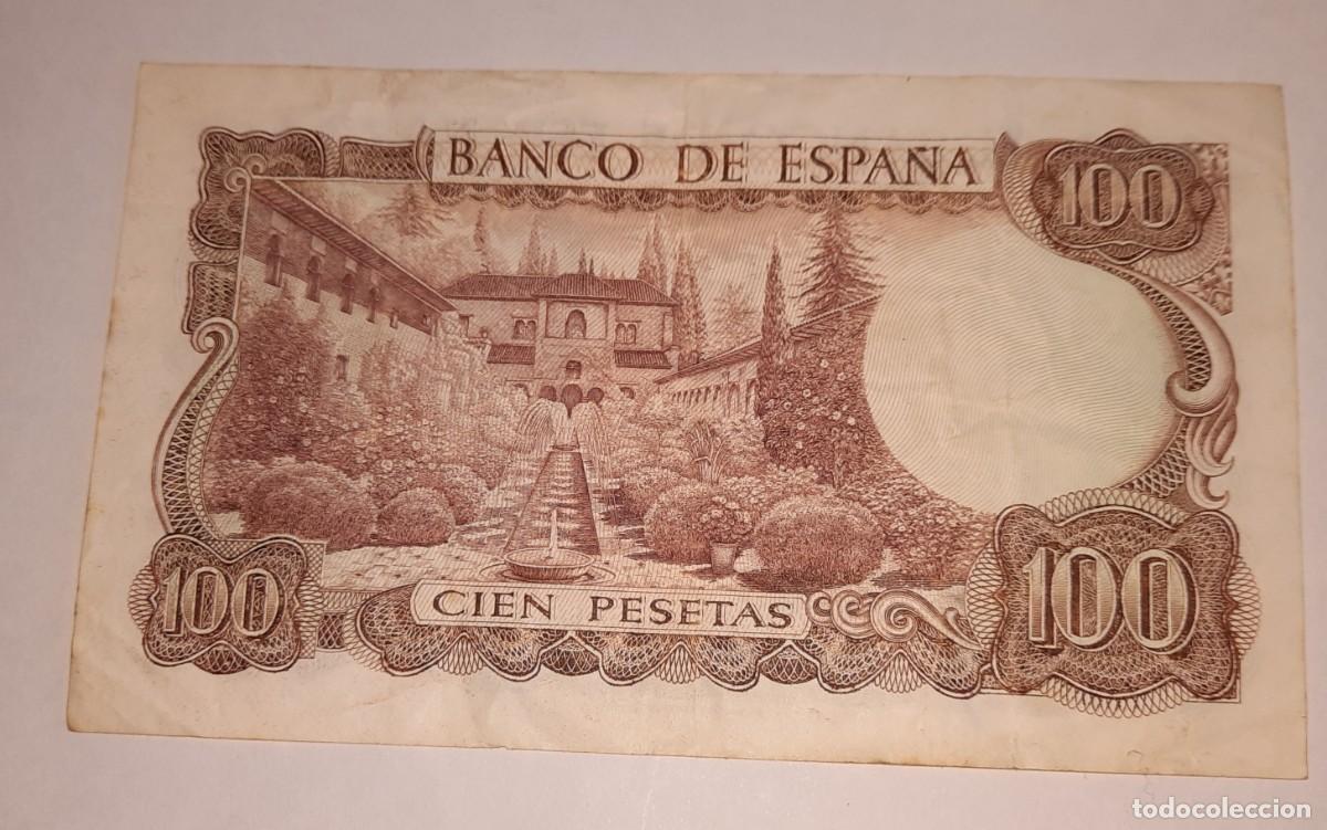 Billetes espa&ntilde;oles: Billete 100 pesetas 1970 - Foto 2