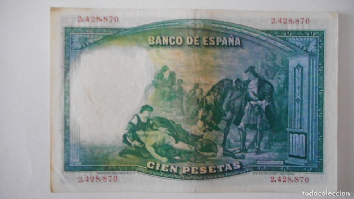 Billetes espa&ntilde;oles: 100 PESETAS ABRIL 1931 / MBC+ - Foto 2