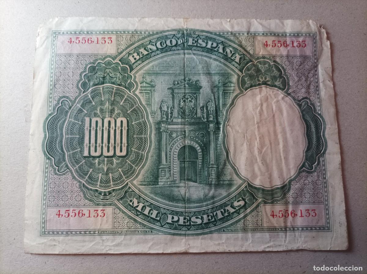 Billetes espa&ntilde;oles: Billete 1000 pesetas 1925 - Foto 2