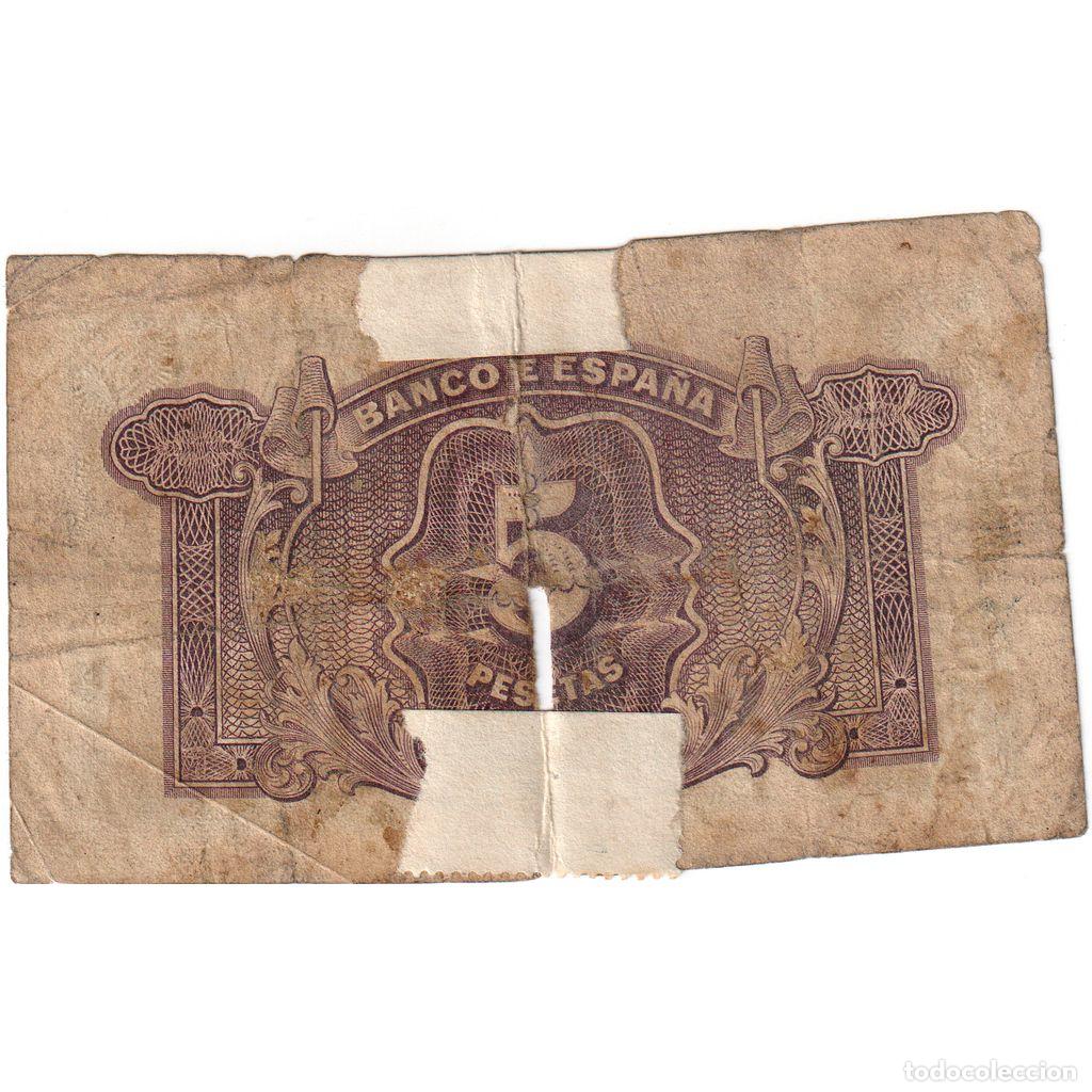Billetes espa&ntilde;oles: [#196896] Espa&ntilde;a, 5 Pesetas, MC - Foto 2