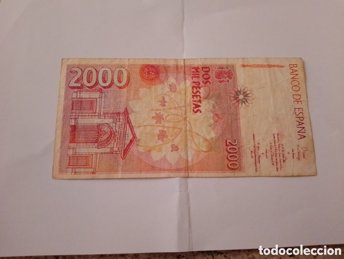 Billetes espa&ntilde;oles: Billete de 2000 Pesetas - Foto 8