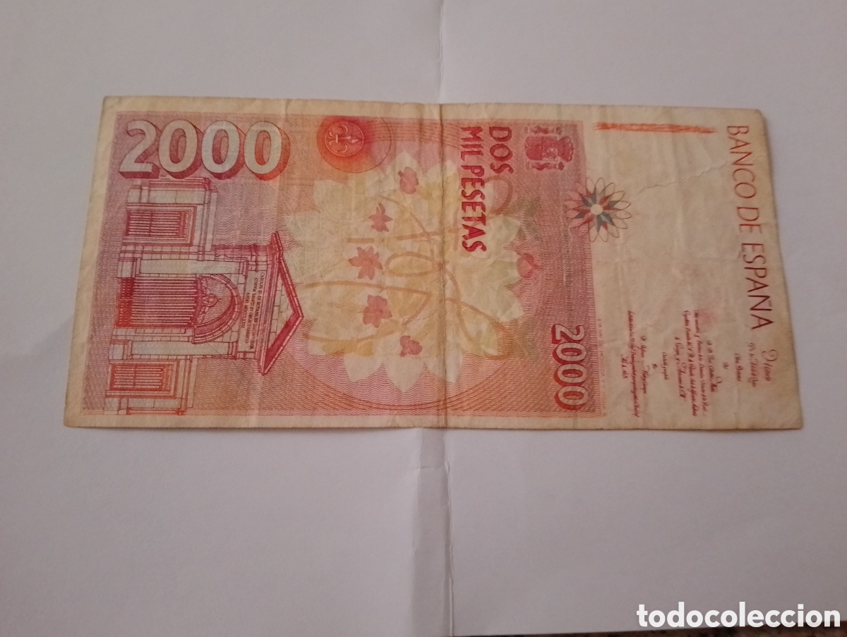 Billetes espa&ntilde;oles: Billete de 2000 Pesetas - Foto 10