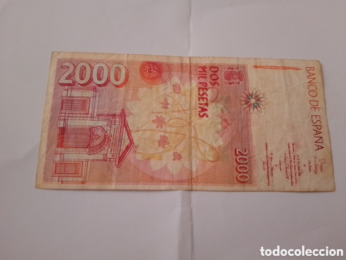 Billetes espa&ntilde;oles: Billete de 2000 Pesetas - Foto 13