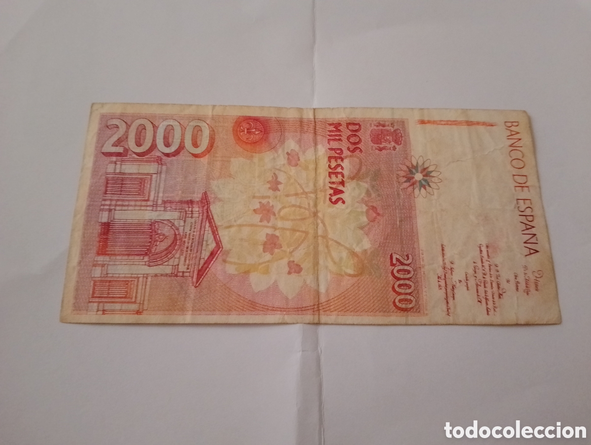 Billetes espa&ntilde;oles: Billete de 2000 Pesetas - Foto 17
