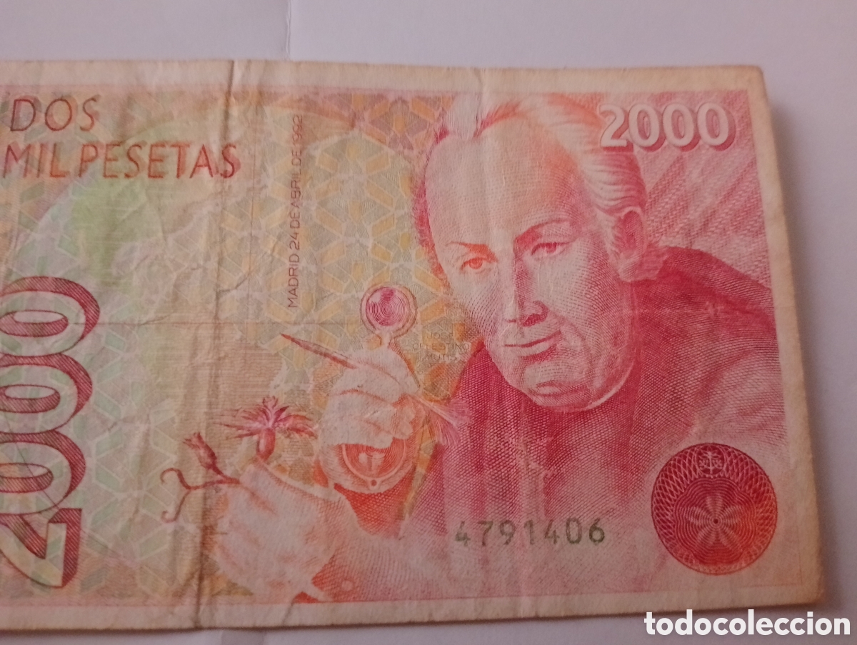Billetes espa&ntilde;oles: Billete de 2000 Pesetas - Foto 19