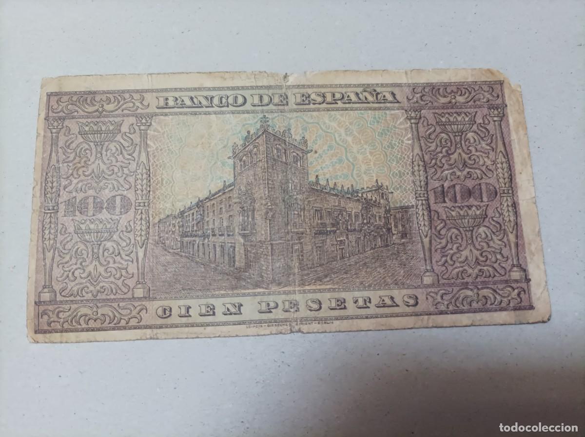Billetes espa&ntilde;oles: 100 pesetas, a&ntilde;o 1938 - Foto 2
