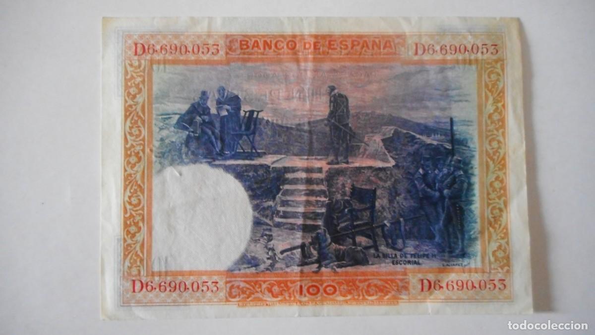 Billetes espa&ntilde;oles: 100 PESETAS JULIO 1925 / MBC+ - Foto 2