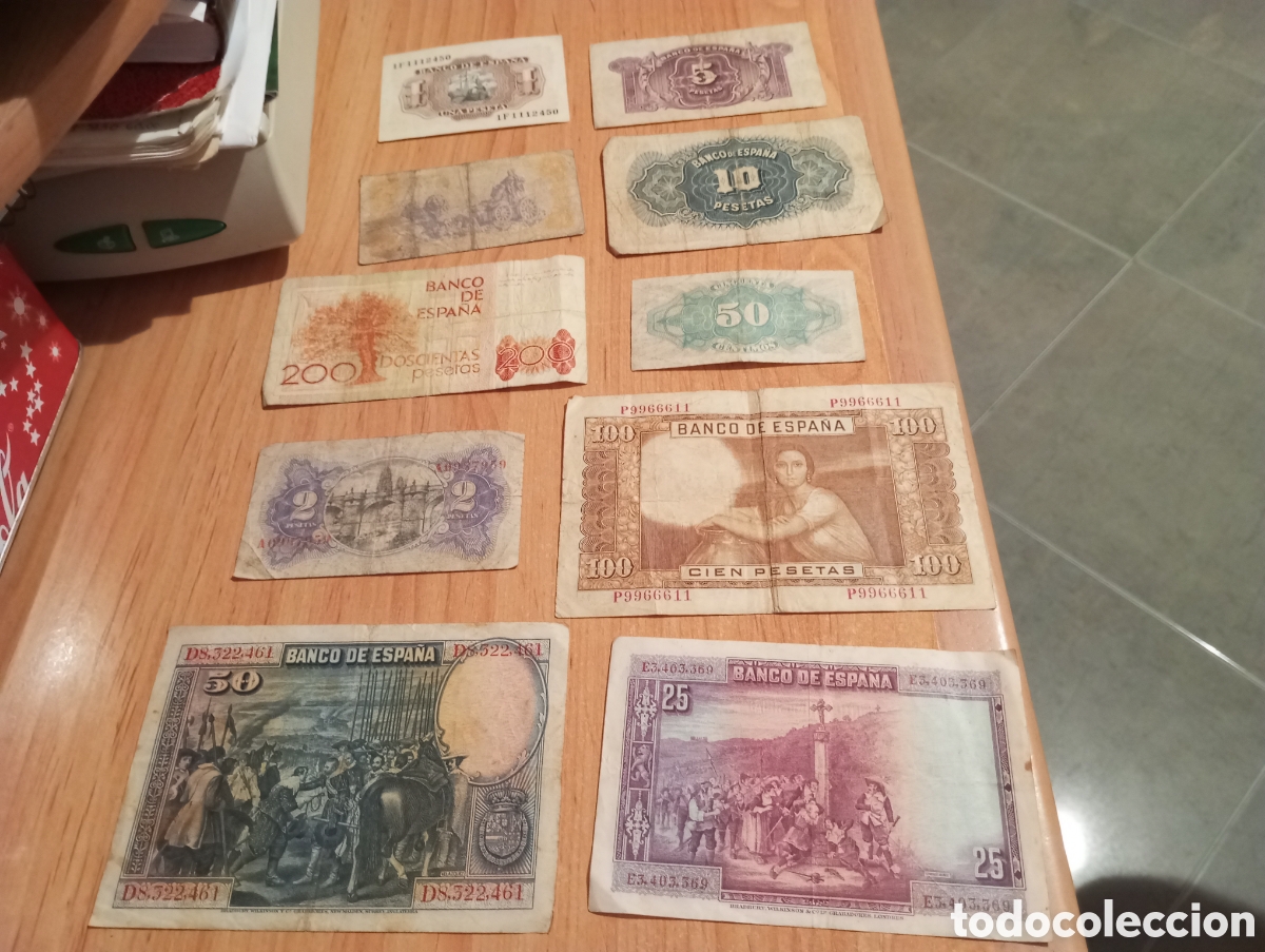 Billetes espa&ntilde;oles: Lote billetes espa&ntilde;oles - Foto 2
