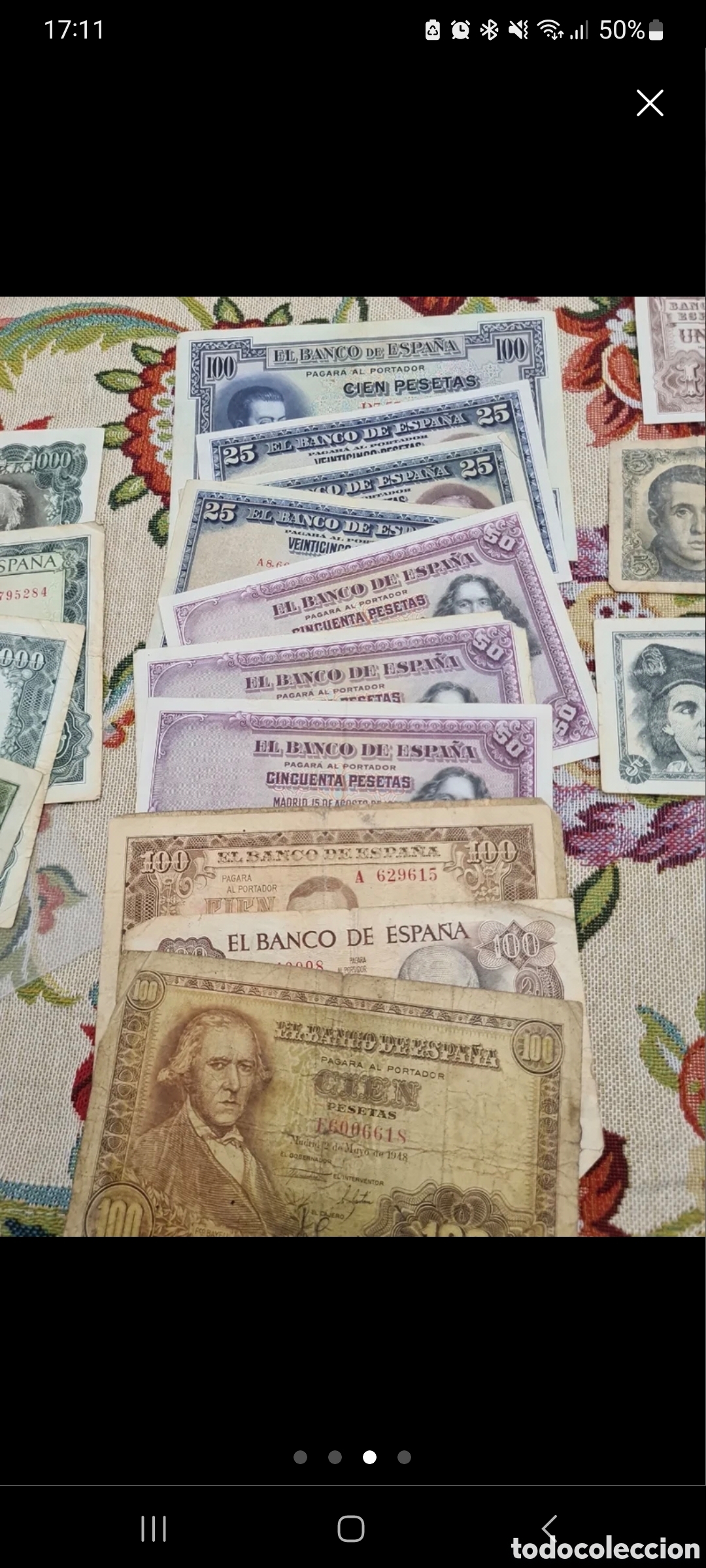 Billetes espa&ntilde;oles: Billetes de pesetas de Espa&ntilde;a - Foto 3