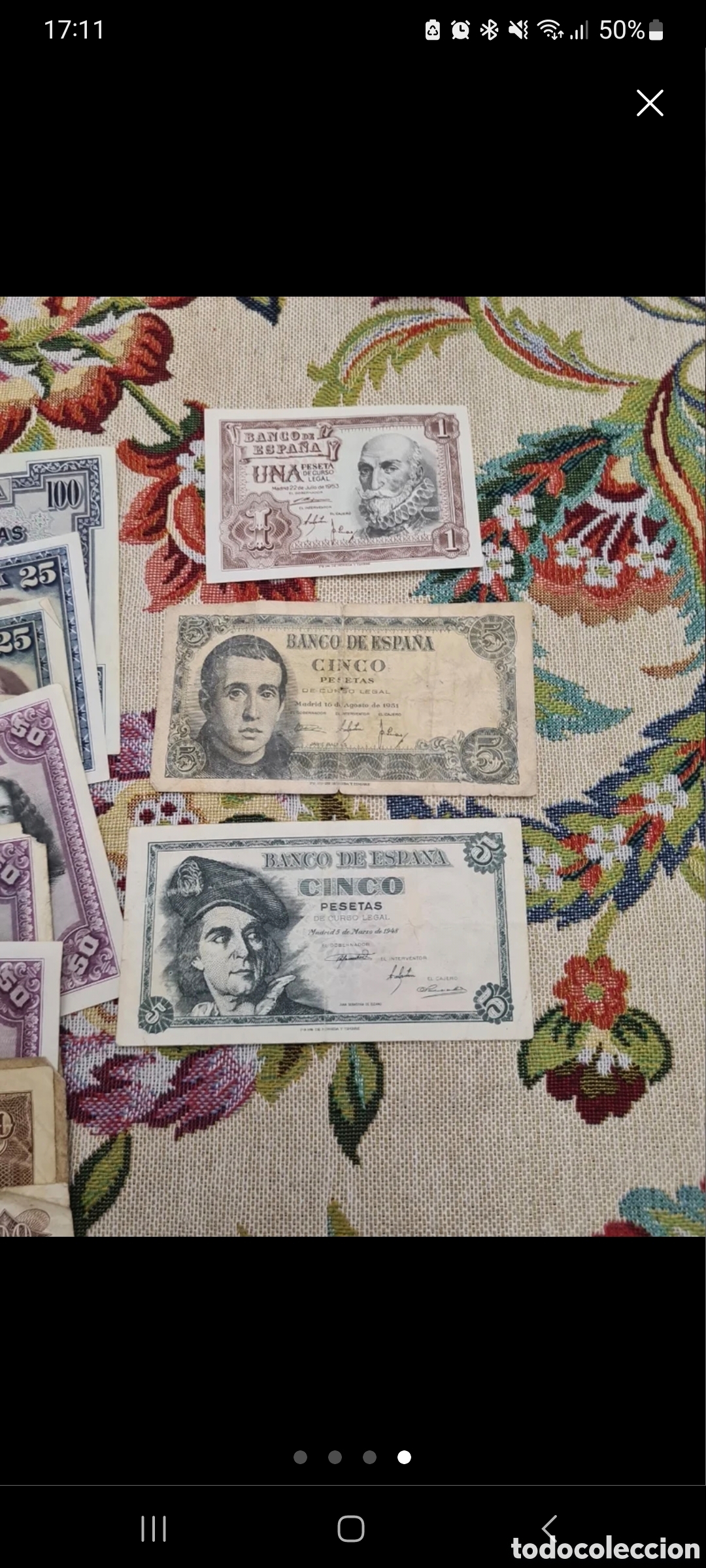Billetes espa&ntilde;oles: Billetes de pesetas de Espa&ntilde;a - Foto 4