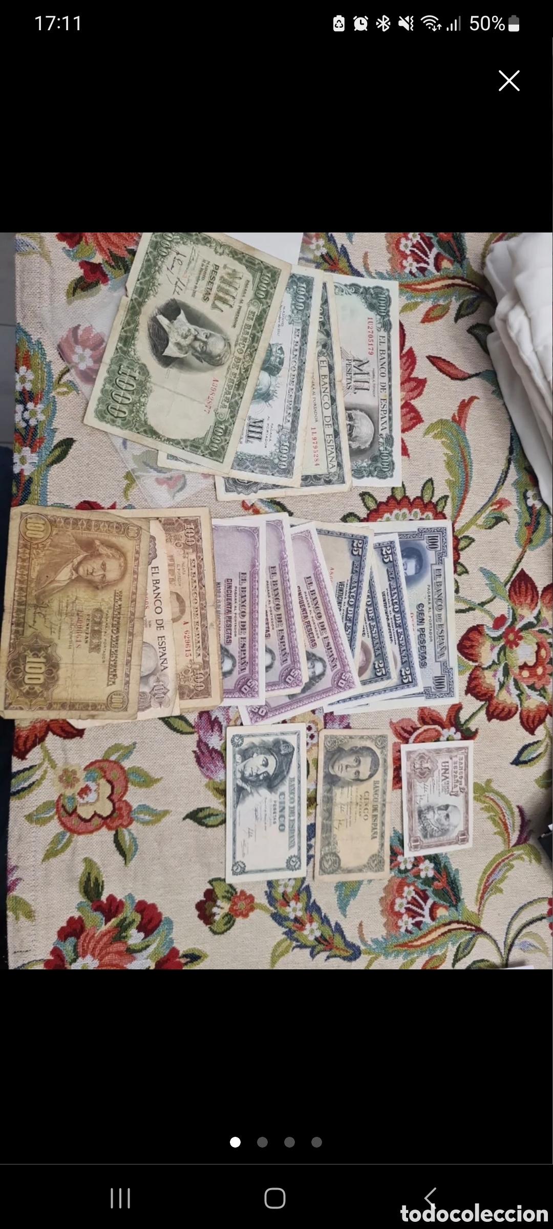 Billetes espa&ntilde;oles: Billetes de pesetas de Espa&ntilde;a - Foto 1