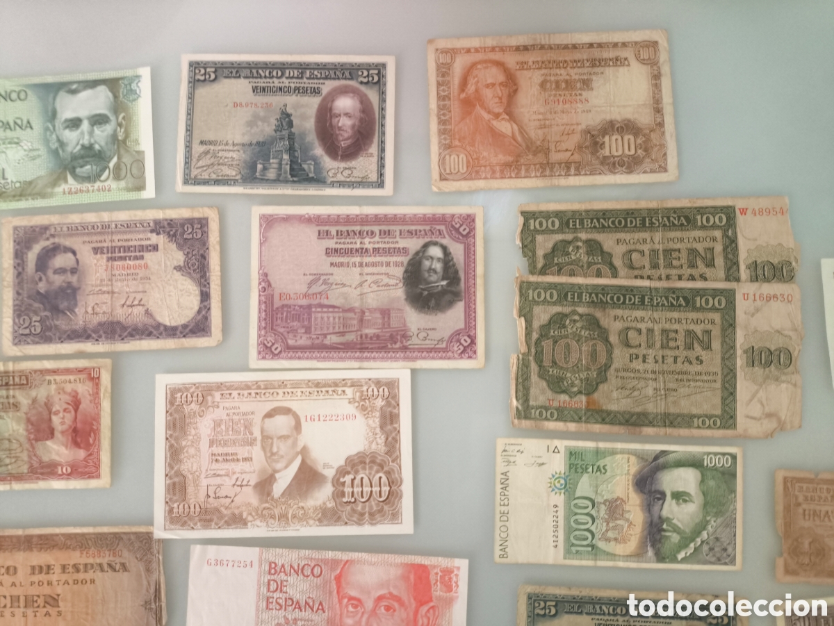 Billetes espa&ntilde;oles: Gran lote billetes espa&ntilde;oles - Foto 3