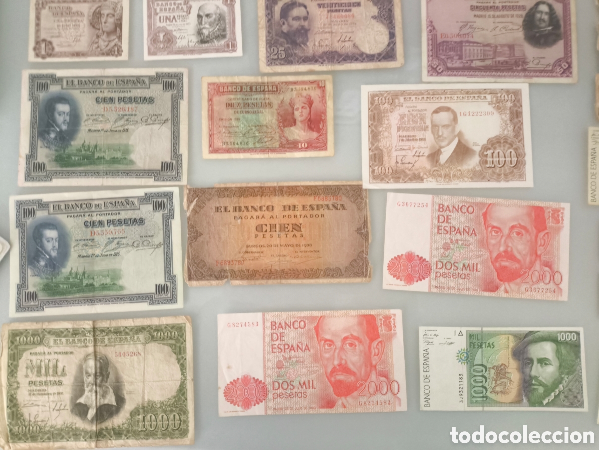 Billetes espa&ntilde;oles: Gran lote billetes espa&ntilde;oles - Foto 4