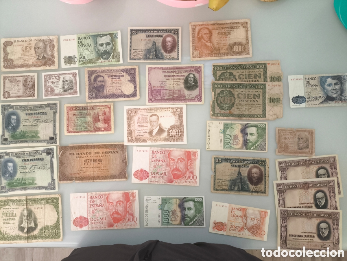 Billetes espa&ntilde;oles: Gran lote billetes espa&ntilde;oles - Foto 1