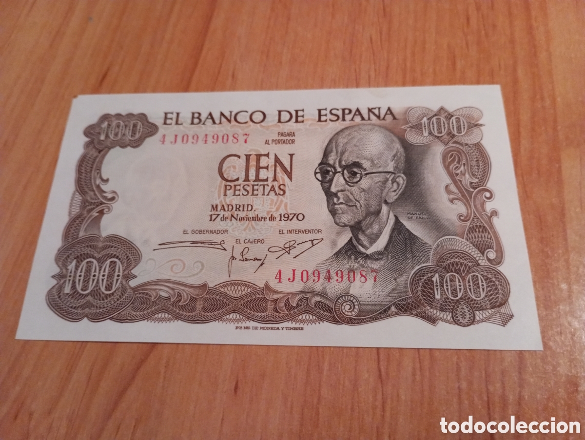 Billetes espa&ntilde;oles: Billete 100 pesetas SC Falla - Foto 1