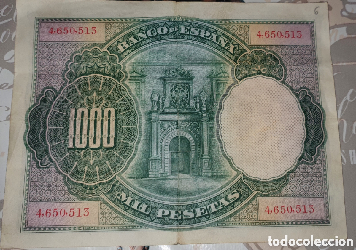 Banconote spagnole: Pack 4 Billetes 1000 Pesetas 1931