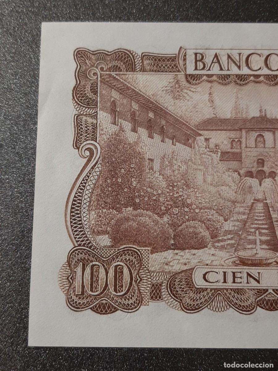 Billetes espa&ntilde;oles: Billete de 100 Pesetas. Manuel de Falla. - Foto 3
