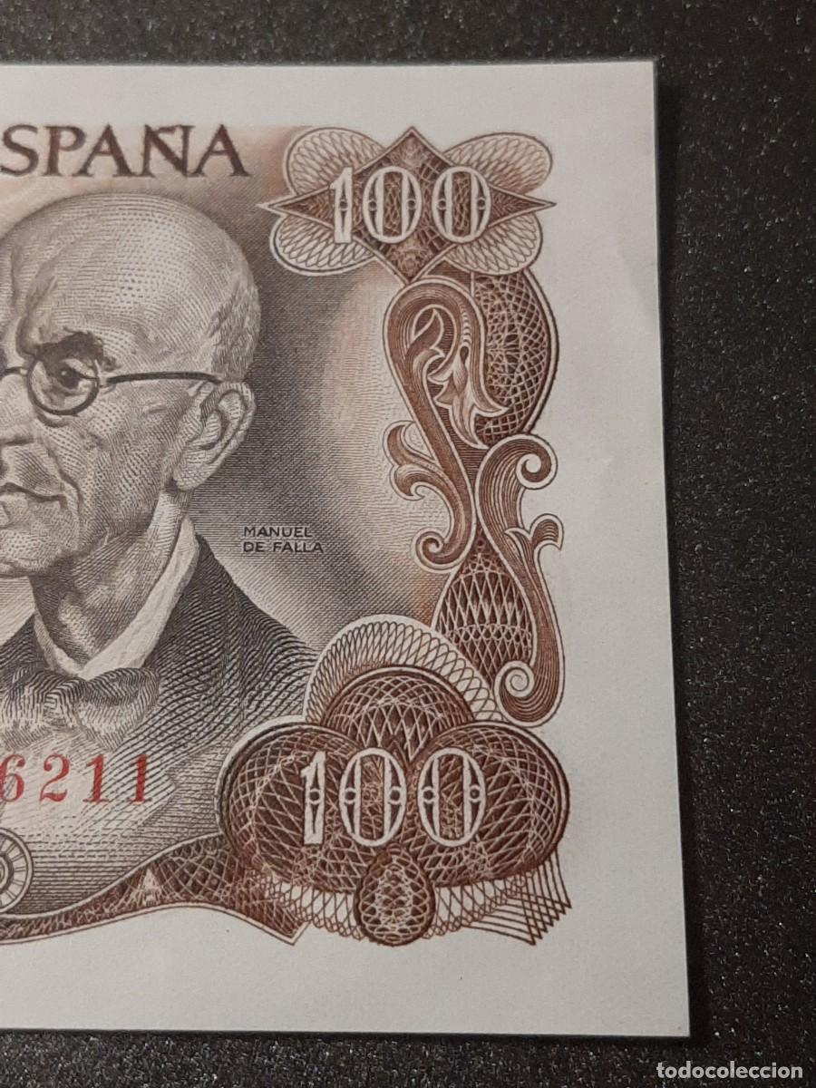 Billetes espa&ntilde;oles: Billete de 100 Pesetas. Manuel de Falla. - Foto 6