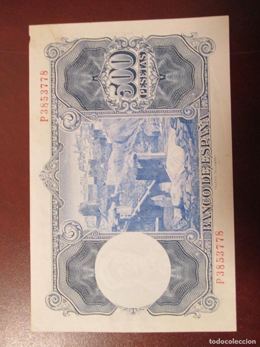 Billetes espa&ntilde;oles: 500 pesetas 1954 sin circular - Foto 2