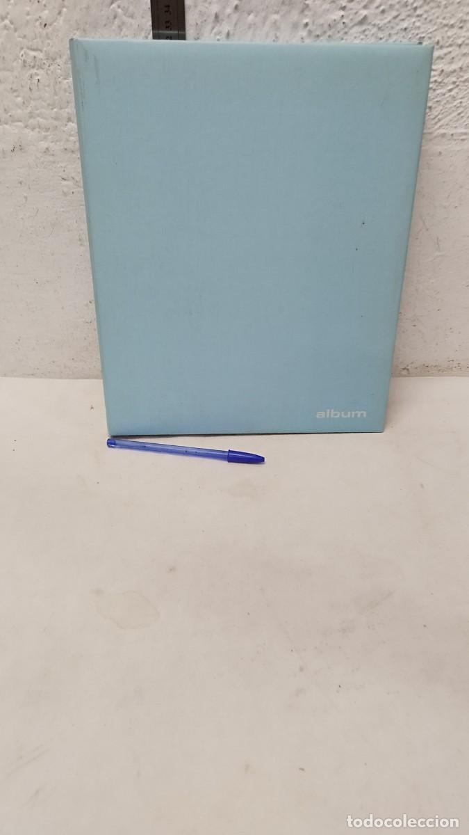 Billetes espa&ntilde;oles: Album con 26 hojas para colecci&oacute;n de billetes, postales.