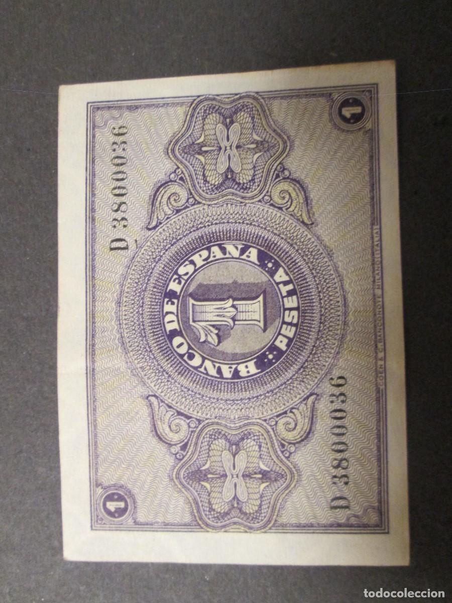 Billetes espa&ntilde;oles: BLLETE 1 PESETA 1938 - Foto 2