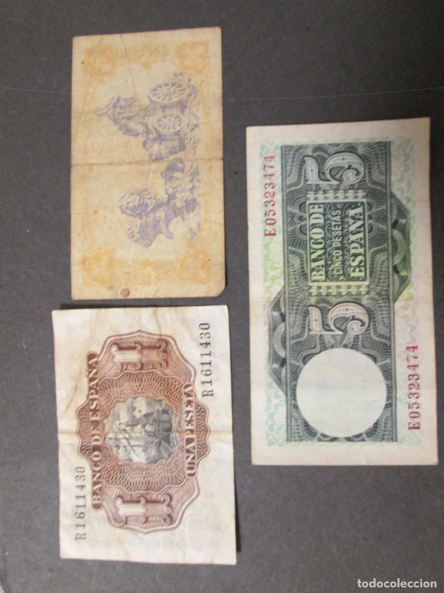 Billetes espa&ntilde;oles: LOTE 3 BILLETES ESPA&Ntilde;OLES - Foto 2
