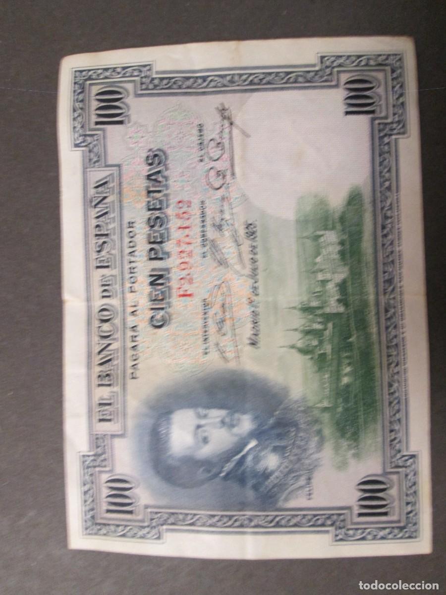 Billetes espa&ntilde;oles: 100 ESETAS MADRID 1 DE JULIO 1925 - Foto 4