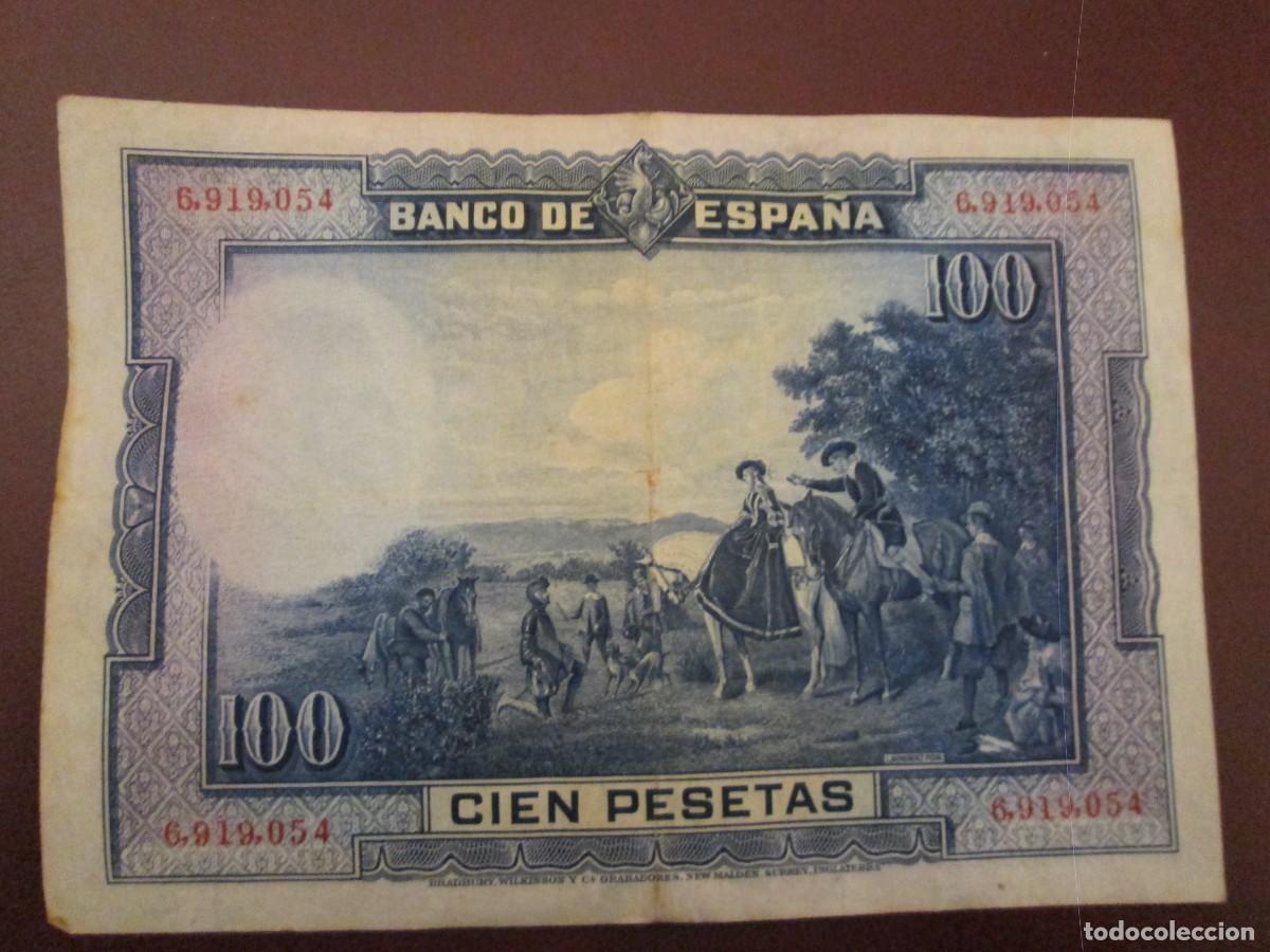 Billetes espa&ntilde;oles: 100 pesetas 15 de agosto 1928 - Foto 1