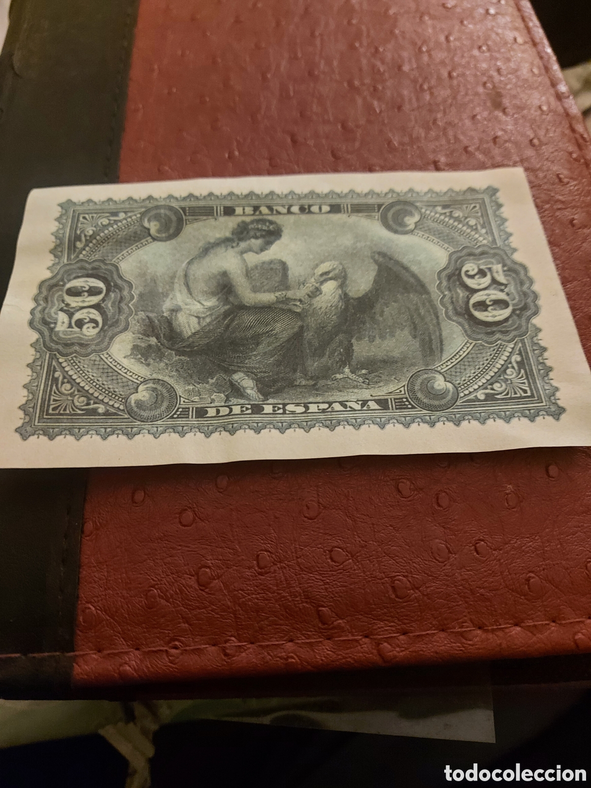 Billetes espa&ntilde;oles: Billete deEspa&ntilde;a 1884 - Foto 2