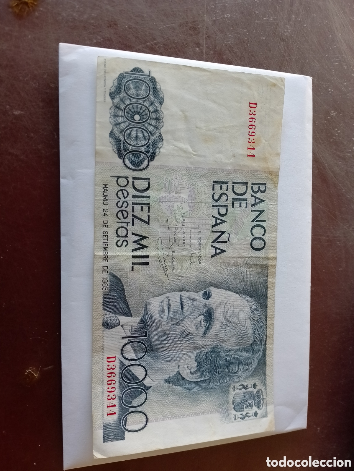 Billetes espa&ntilde;oles: Billete de 10000 Pesetas - Foto 9