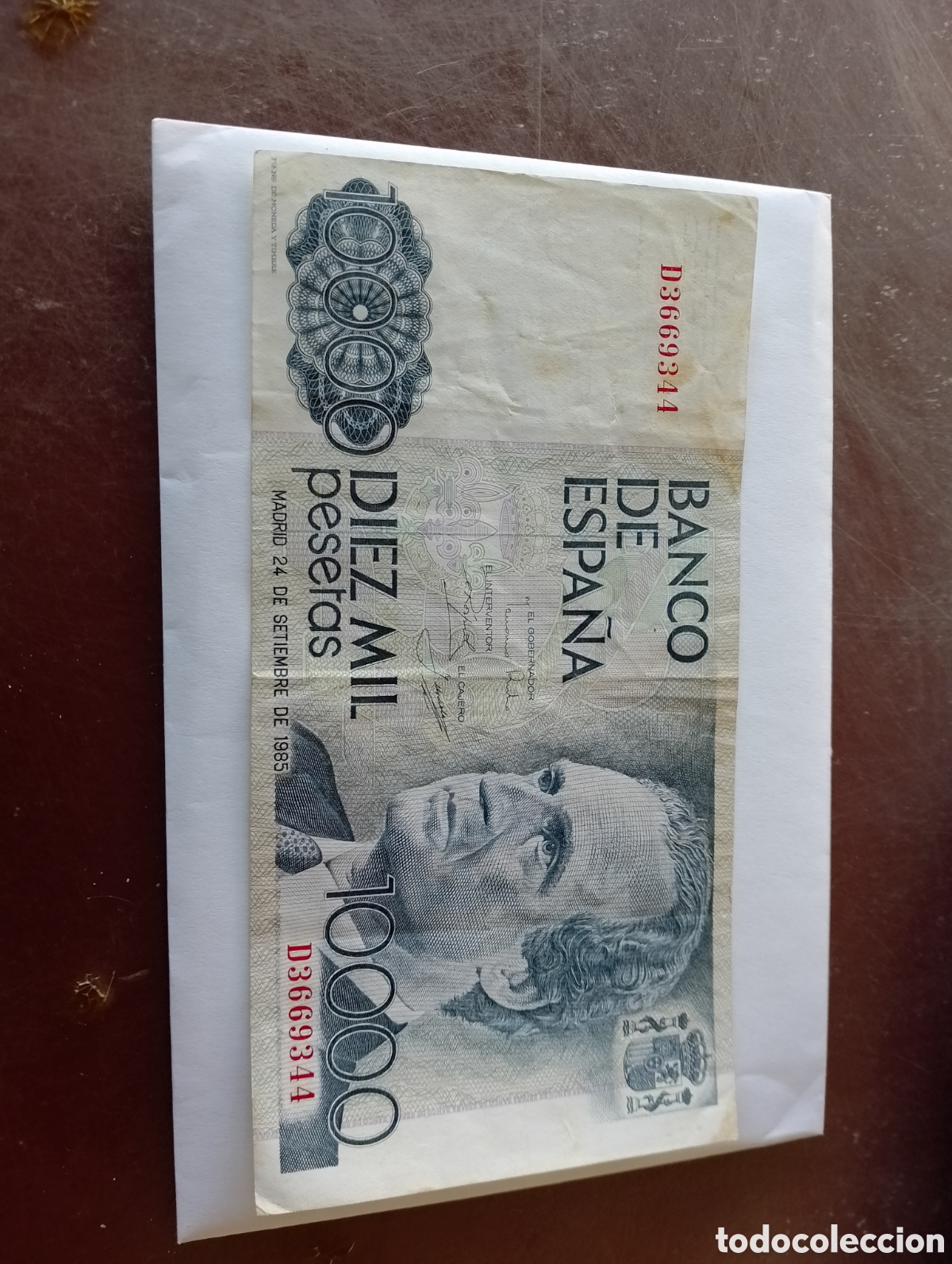 Billetes espa&ntilde;oles: Billete de 10000 Pesetas - Foto 10