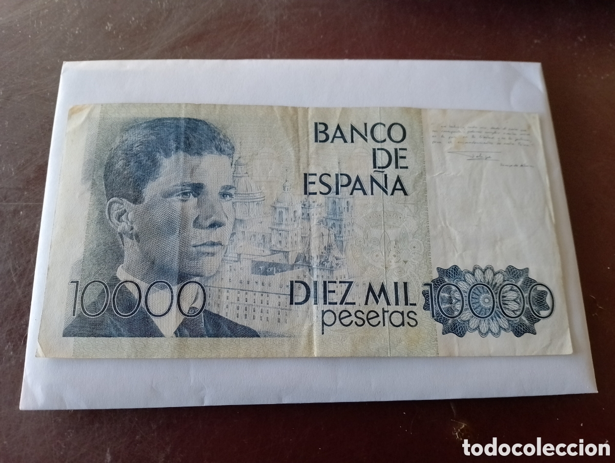 Billetes espa&ntilde;oles: Billete de 10000 Pesetas - Foto 11