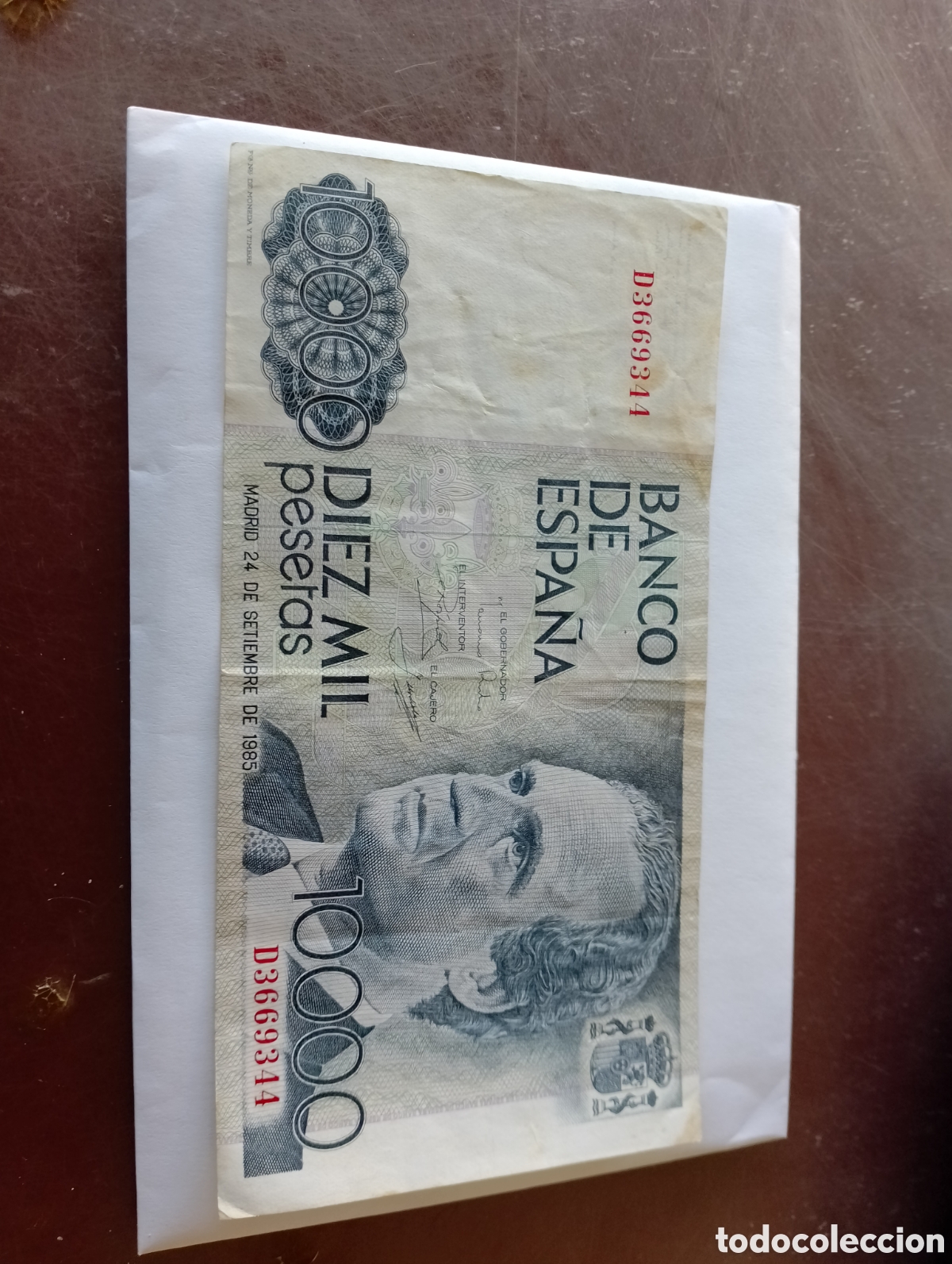 Billetes espa&ntilde;oles: Billete de 10000 Pesetas - Foto 12