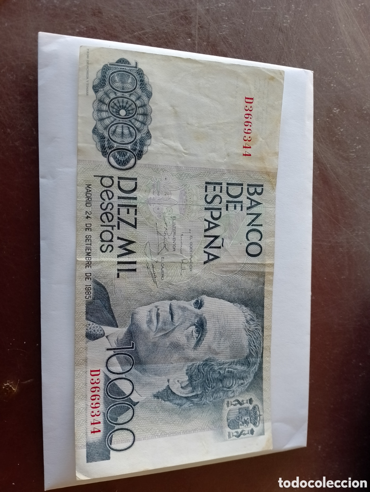 Billetes espa&ntilde;oles: Billete de 10000 Pesetas - Foto 13
