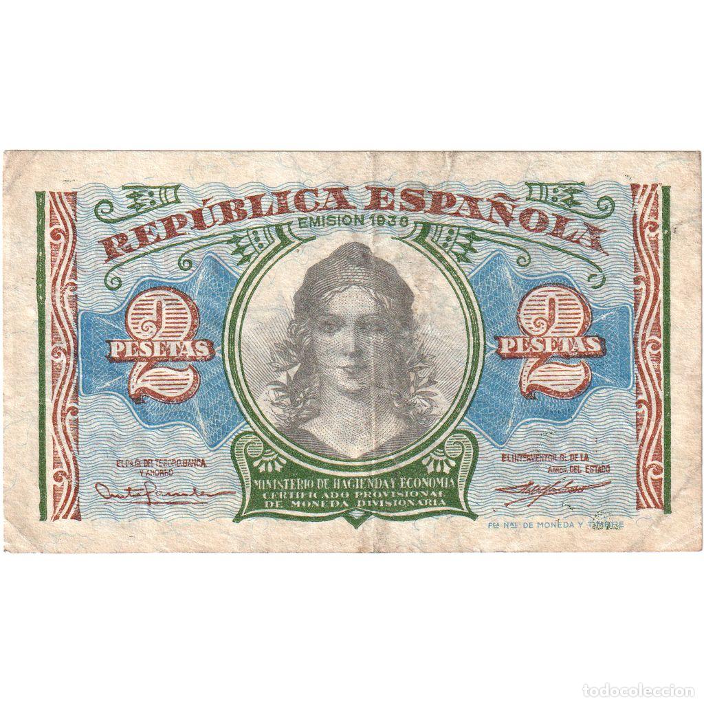 Billetes espa&ntilde;oles: [#1291213] Espa&ntilde;a, 2 Pesetas, BC - Foto 1