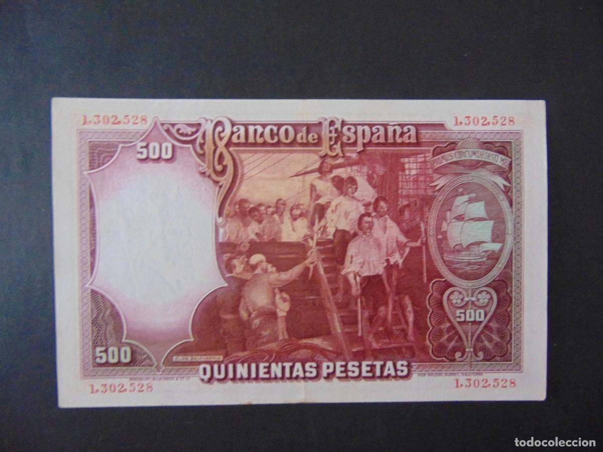 Billetes espa&ntilde;oles: 500 PESETAS ABRIL 1931 / EBC/EBC+ - Foto 2