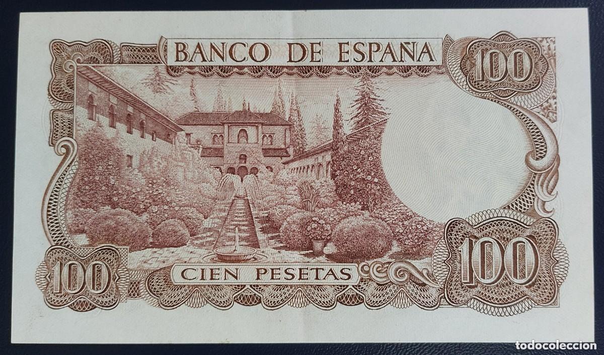Billetes espa&ntilde;oles: ESPA&Ntilde;A 100 Pesetas 1970 Manuel de Falla (EBC) - Foto 2