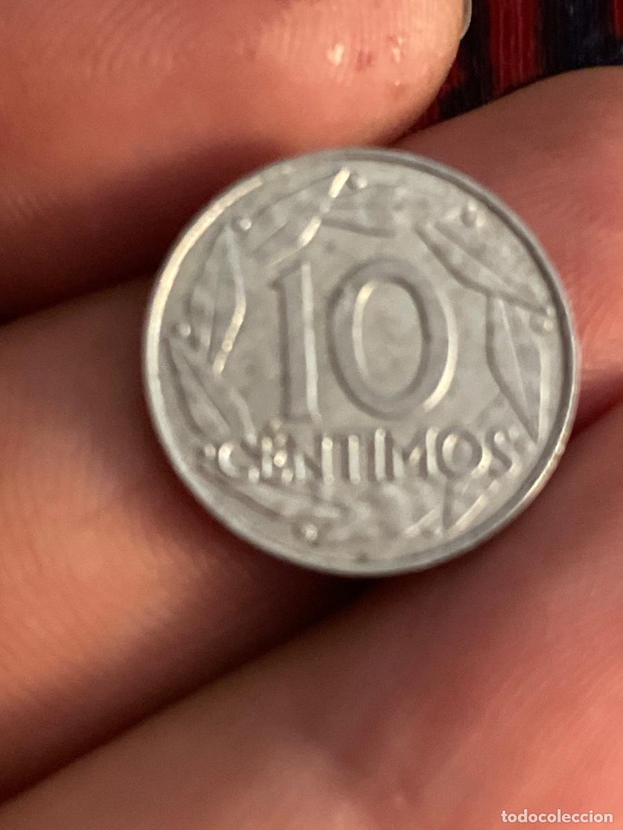 Billetes espa&ntilde;oles: Moneda 10 C&eacute;ntimos 1959 Francisco Franco - Foto 2
